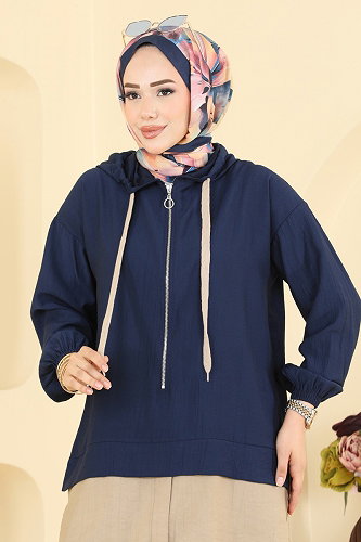 moda selvim Fermuar Detaylı 2 li Takım 3392HBS856 Laci - Thumbnail
