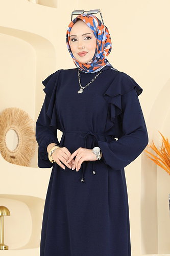 moda selvim Fırfır Detaylı 2 li Takım 5010MDA386 Laci - Thumbnail