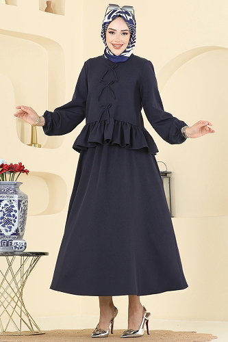 moda selvim Fiyonk Detaylı 2 li Takım 5096ERK1158 Laci - Thumbnail