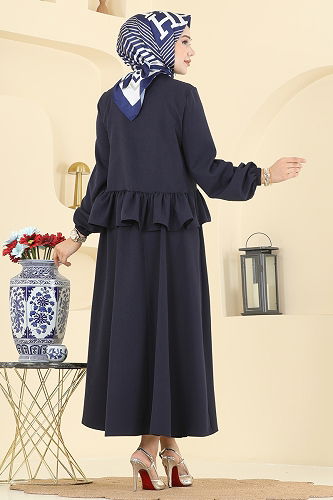 moda selvim Fiyonk Detaylı İkili Takım 5096ERK1158 Laci - Thumbnail