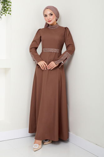 MRV A.S.N. - فستان سهرة ASN174-M وردي