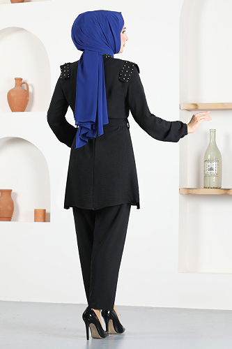 moda selvim مجمعةASN116-M أسود - Thumbnail