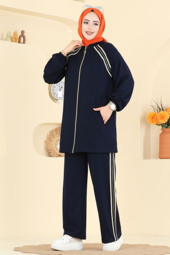 H.B.S. - Gold Fermuarlı Modal Takım 3287HBS856 Laci