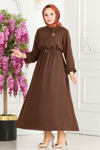 M.P. - DRESS 330MP806 Brown