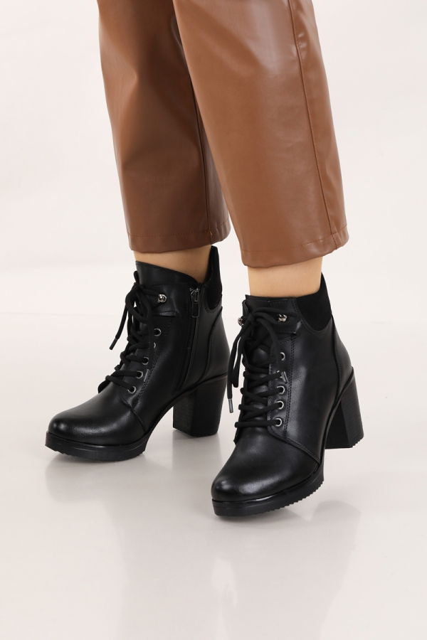 Modaselvim Shoes / Boots heeled boots 7045POS830 Black