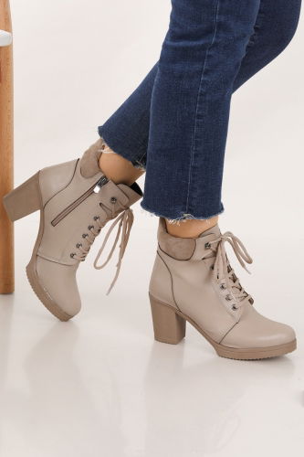 moda selvim heeled boots 7045POS830 Vision - Thumbnail