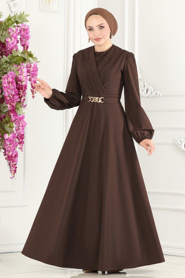 Dress ASM2646 Brown - 3