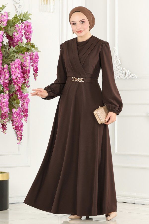 Dress ASM2646 Brown - 1