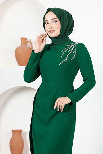 moda selvim أبييEND5561-M الزمرد - Thumbnail