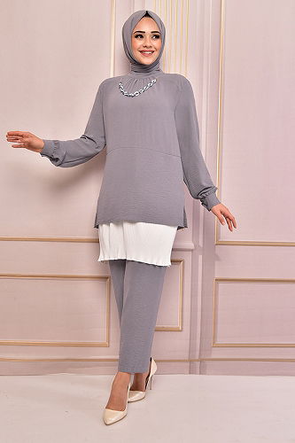 moda selvim مجمعةEFS4070-M الرمادي - Thumbnail