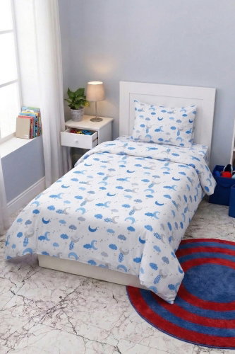 H.B. - HOME&LIFESTYLE 1007HB1195 Pattern4 Blue