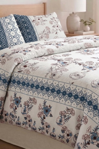 H.B. - HOME&LIFESTYLE 1011HB1195 Pattern 7 Petroleum Blue