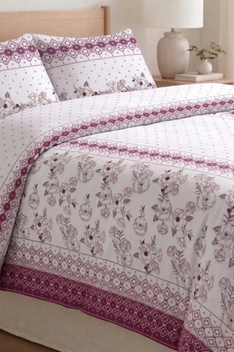 H.B. - HOME&LIFESTYLE 1011HB1195 Pattern7 Damson