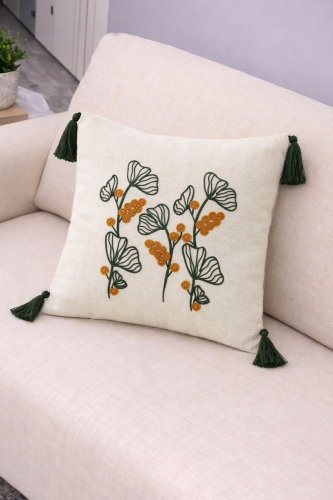 H.B. - HOME&LIFESTYLE 1018HB1195 Pattern 1 Green&Orange