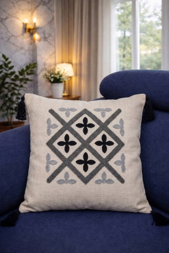 H.B. - HOME&LIFESTYLE 1018HB1195 Pattern7 Grey&Anthracite