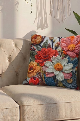 moda selvim HOME&LIFESTYLE 1053HB1195 Pomegranate Blossom - Thumbnail