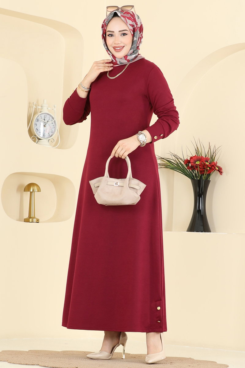 İki İplik Spor Elbise 1009ETT926 Bordo