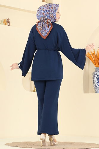 moda selvim İp Kemerli Oysho Takım 755OZN1046 Laci - Thumbnail