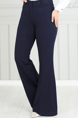 moda selvim İspanyol Paça Pantolon 6629YG95 Laci - Thumbnail