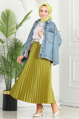 moda selvim JACKET 16699ETT926 Washed Jeans - Thumbnail