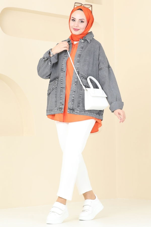 Jacket 20387ETT926 Washable Grey - 1