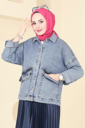 Jacket 20387ETT926 Washed Jeans - 4