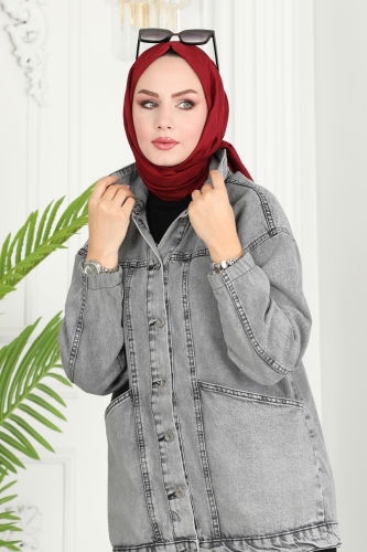 moda selvim JACKET 20393ETT926 Anthracite - Thumbnail