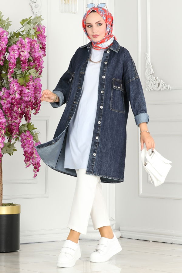 Modaselvim Jacket JACKET 20411ETT926 Dark Denim