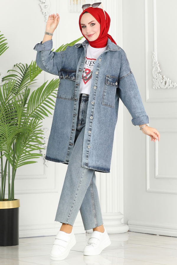 Modaselvim Jacket JACKET 20411ETT926 Washed Jeans