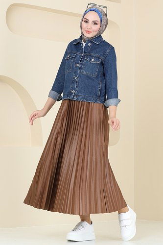 moda selvim جاكيت جينز 20468ETT926 - Thumbnail