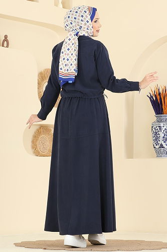 moda selvim Jile Detaylı Ceketli Takım 1781FMZ1159 Laci - Thumbnail