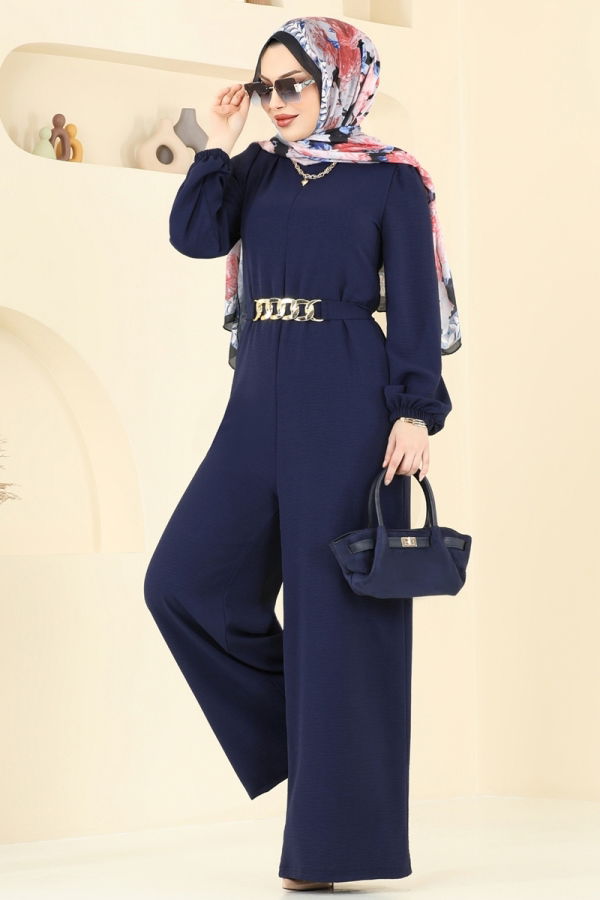 Modaselvim Overalls Jumpsuit 2667SL432 Navy Blue