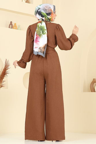 moda selvim بدلة افرول بني 2689SL432 - Thumbnail