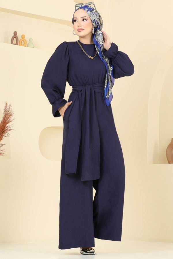 Modaselvim New Season Discount Jumpsuit 2689SL432 Navy Blue