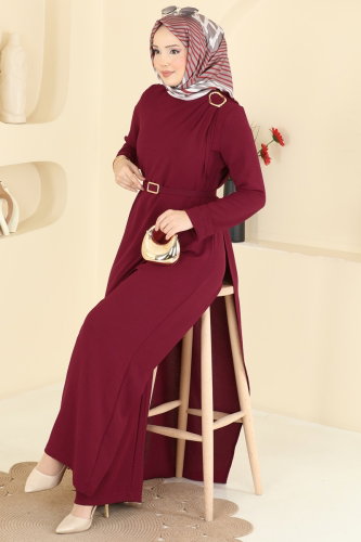S.L. - بدلة افرول خمري 2893SL432
