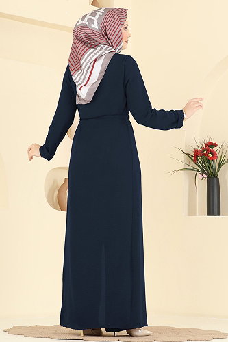 moda selvim بدلة افرول كحلي 2893SL432 - Thumbnail