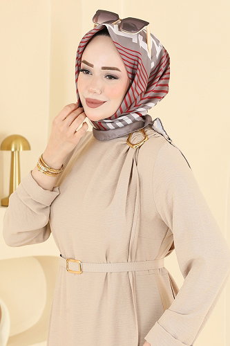 moda selvim بدلة افرول بيج 2893SL432 - Thumbnail