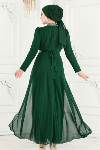 moda selvim Jumpsuit 5006AB368 Emerald - Thumbnail