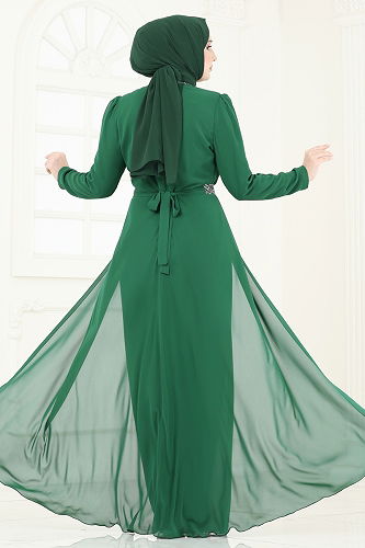 moda selvim Jumpsuit 5006AB368 Emerald - Thumbnail