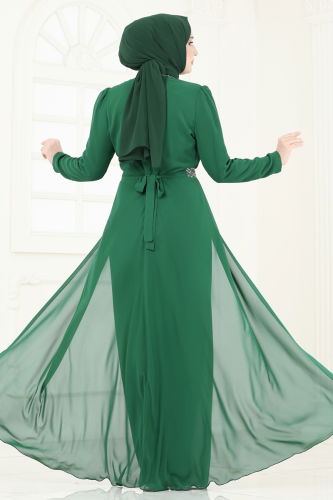 moda selvim بدلة افرول زيتي 5006AB368 - Thumbnail