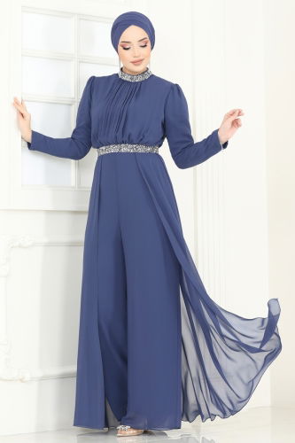 moda selvim بدلة افرول ازرق 5006AB368 - Thumbnail