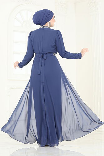 moda selvim بدلة افرول ازرق 5006AB368 - Thumbnail