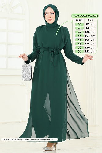 moda selvim Jumpsuit 5686EDF311 Emerald - Thumbnail