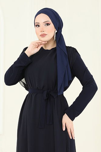 moda selvim بدلة افرول كحلي 5686EDF311 - Thumbnail