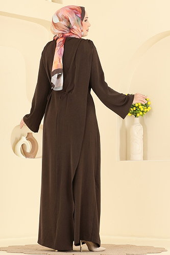moda selvim بدلة افرول بني 6315BSK463 - Thumbnail