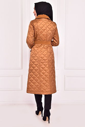 moda selvim Kapitoneli Kaban ASM2413-M Taba - Thumbnail