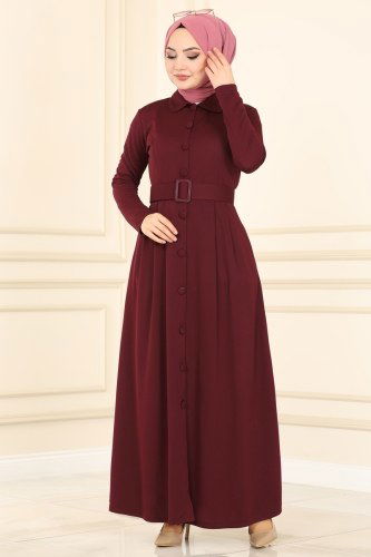 U.K.B. - Kaplama Kemerli Mira Ferace 1506UKB139 Bordo