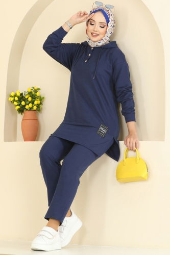 T.E.G. - Kapşon Detaylı İki İp Takım 4092TEG847 Laci