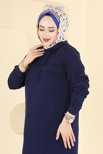 moda selvim Kapüşon Detaylı Modal Takım 2603ERK1158 Laci - Thumbnail