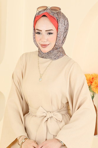 moda selvim Kemer Detaylı 2 li Takım 24048UKBK1160 Bej - Thumbnail
